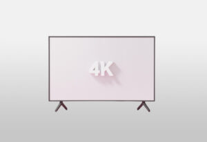 4K TV graphic
