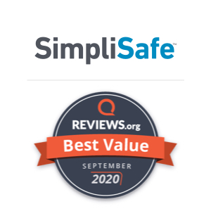 SimpliSafe Award Badge for Best Value