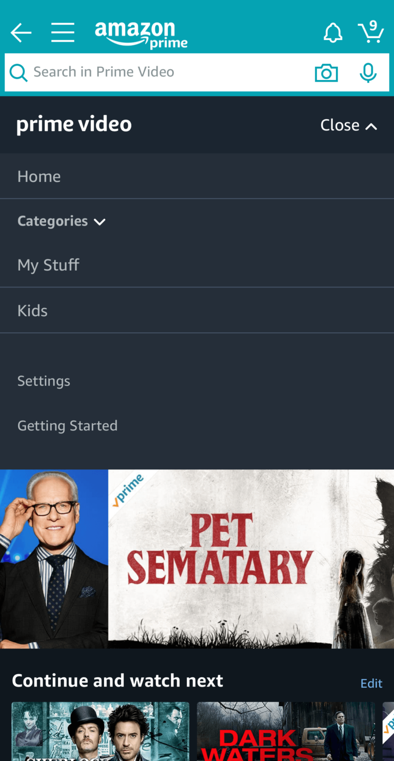Amazon Kids Category screenshot