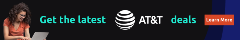 Banner advertising the latest AT&T deals - click to learn more